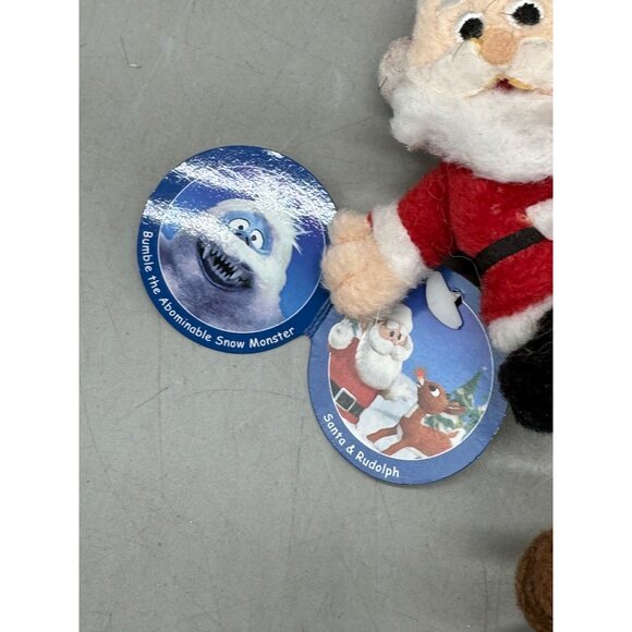 Rudolph set of 3 Island of misfit toys plush finger puppets Santa Bumble READ - Picture 5 of 9